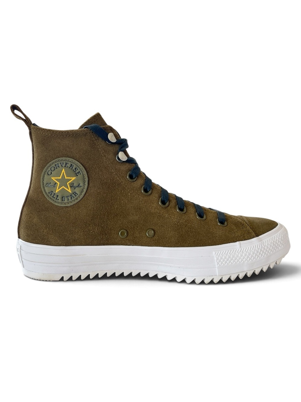 Women’s Converse Sued Chuck Taylor Hiker High Top Olive 565238C Size 10